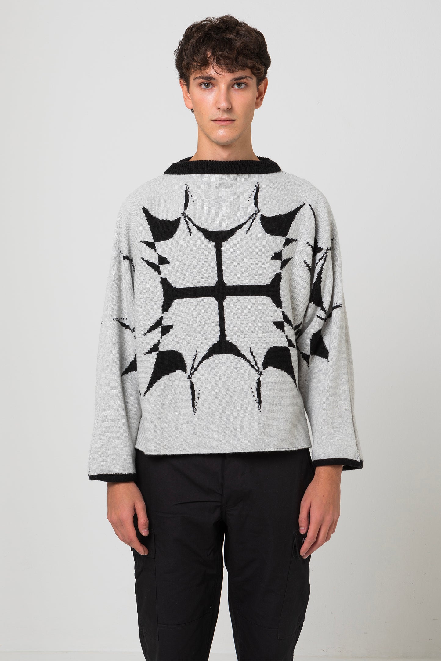 DOUBLE FACE MELENCOLIA KNITTED SWEATER