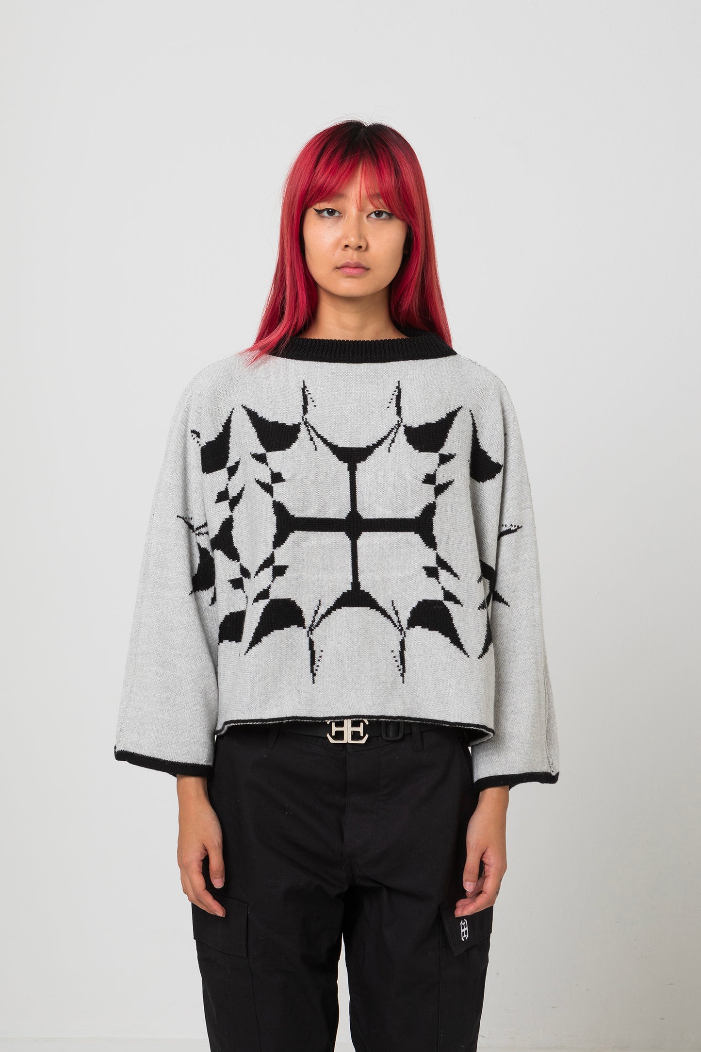 DOUBLE FACE MELENCOLIA KNITTED SWEATER