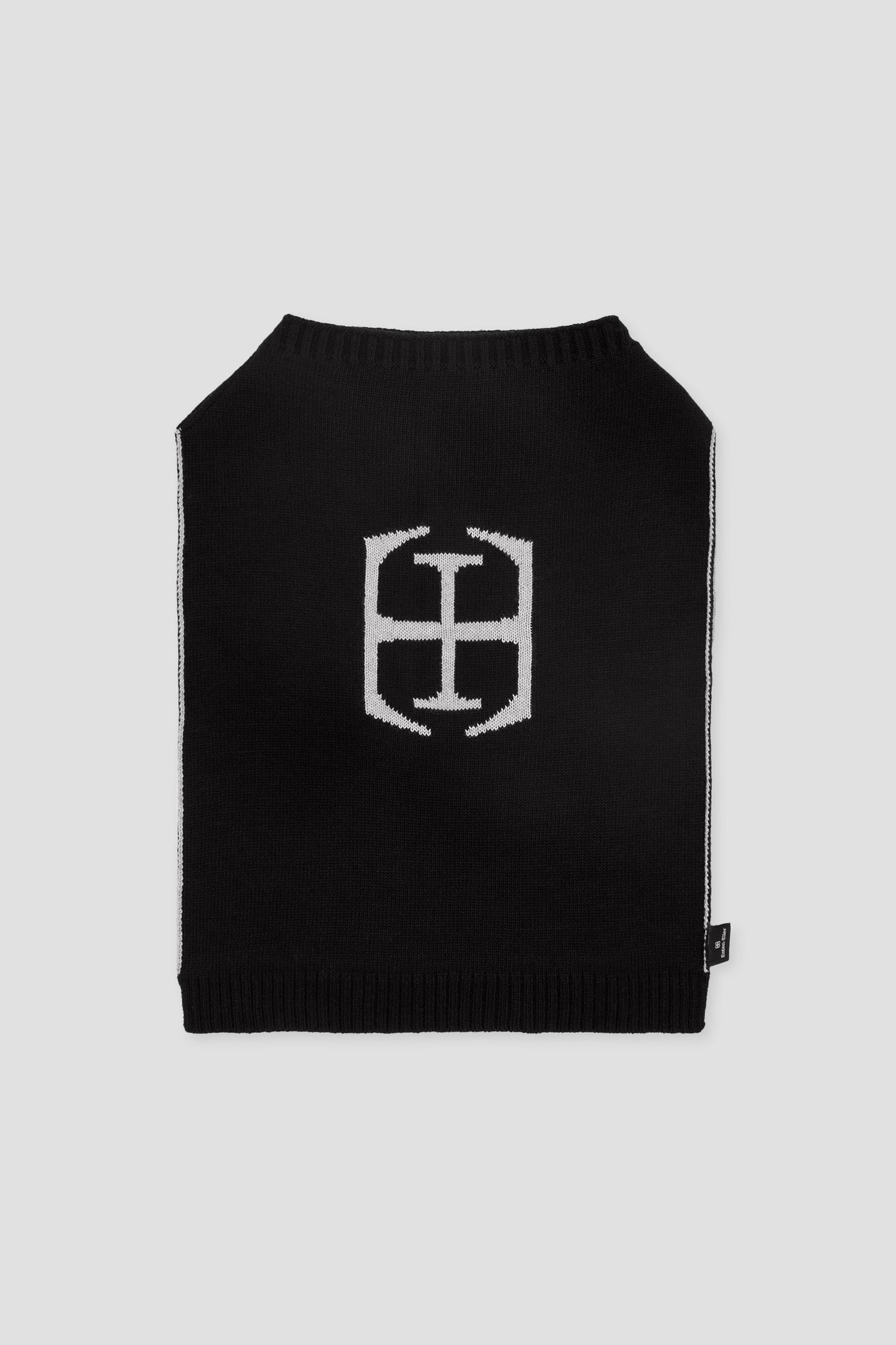 LOGO KNITTED BIB