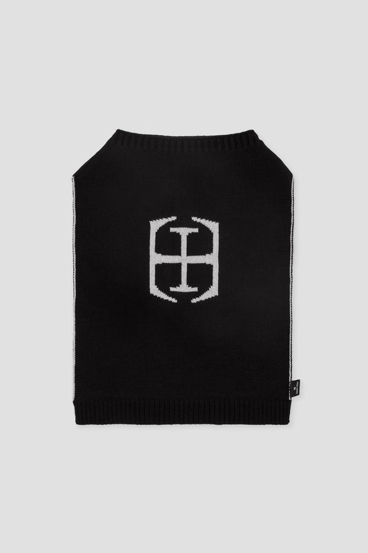 LOGO KNITTED BIB