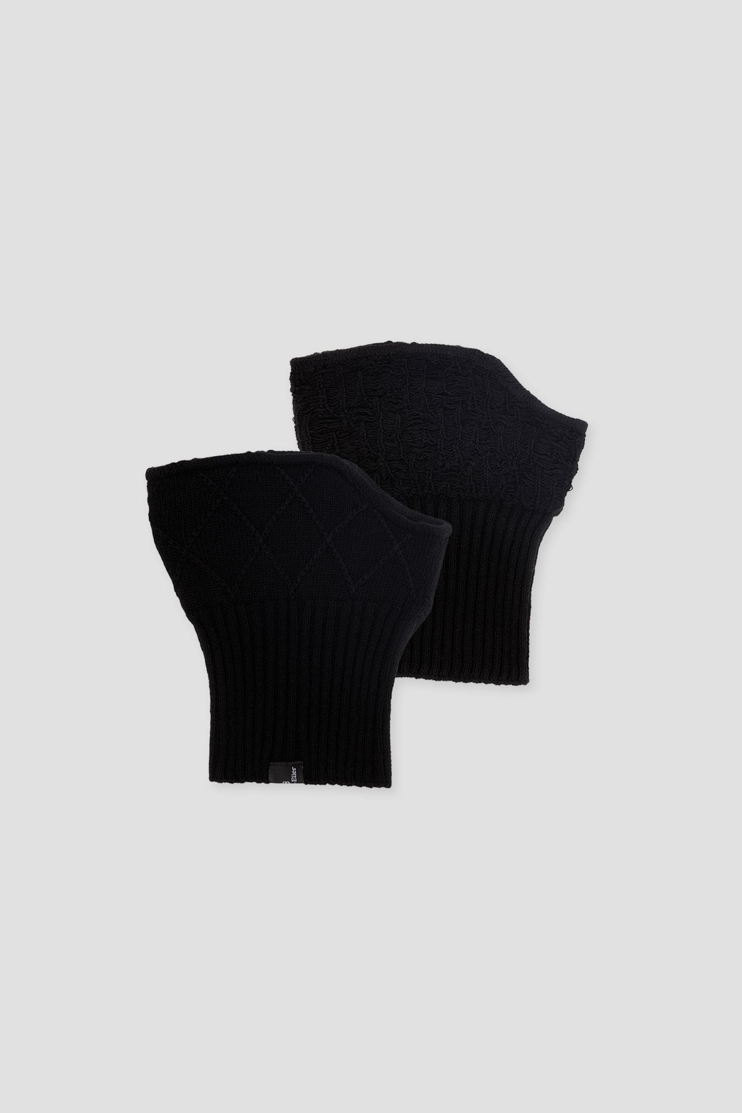 DOUBLE FACE KNITTED NECK WARMER